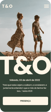 Exemplo de um site de casamento da Wedy