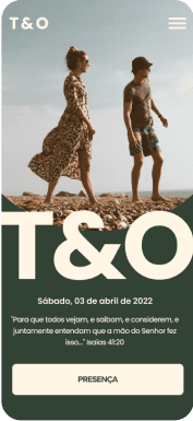 Exemplo de um site de casamento da Wedy