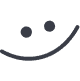 Ilustração de uma cara feliz
