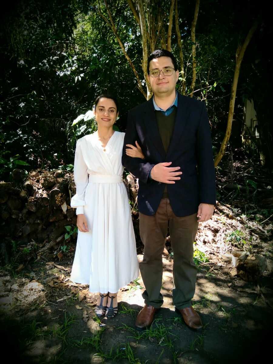 Foto do casal Bianca Francisco e Vitor Beraldo