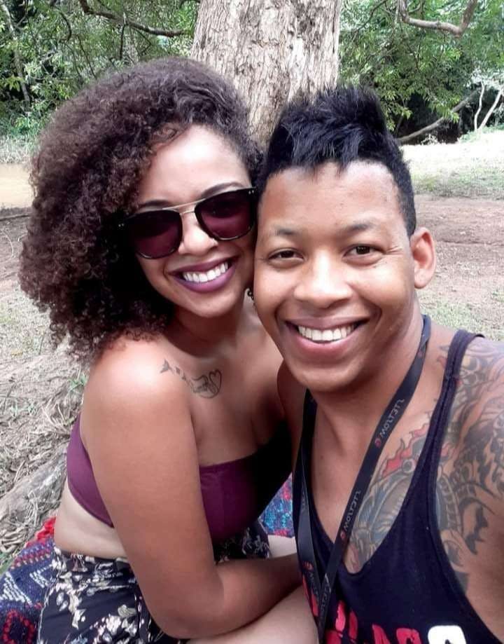 Foto do casal Maiara Nascimento e Marcelo