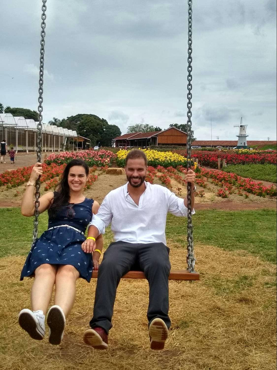 Foto do casal SARA MAGALHÃES e JUNIOR POTASIO